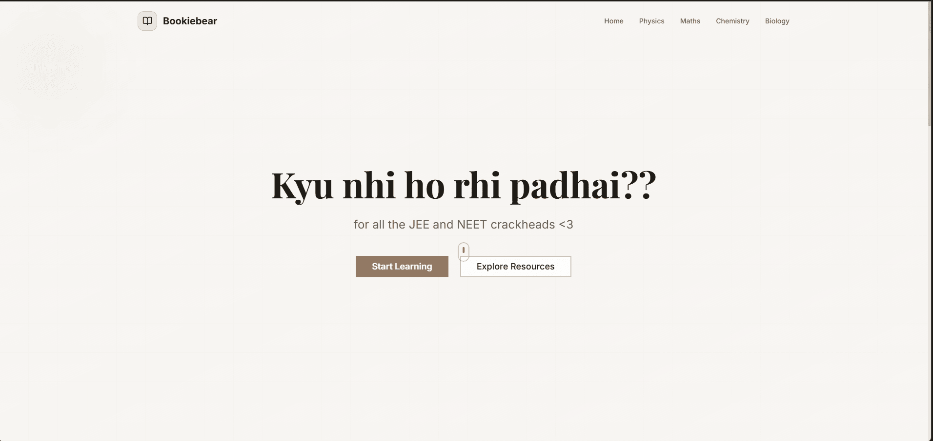 Bookiebear - Educational Resource Manager